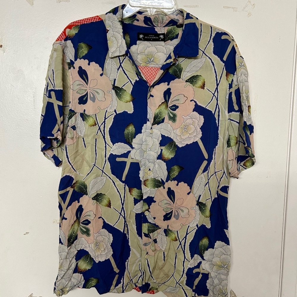 Allsaints Fuyugi Japanese Print Shirt